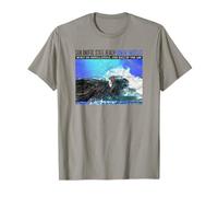 Caballetes Inferiores Estilo de Olas de Surf Diseño de Aire Camiseta
