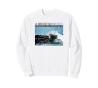 Caballetes Inferiores Estilo de Olas de Surf Diseño de Aire Sudadera