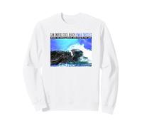Caballetes Inferiores Estilo de Olas de Surf Diseño de Aire Sudadera