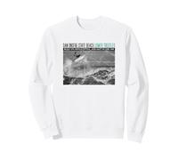 Caballetes Inferiores Estilo de Olas de Surf Diseño de Aire Sudadera