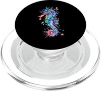 Caballito de mar Acuarela Animal del Océano Colorido Pez PopSockets PopGrip para MagSafe