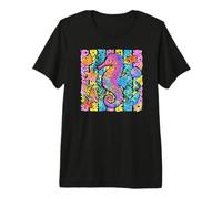 Caballito de mar Animal Marino Tropical Playa Vibes Verano Camiseta Premium