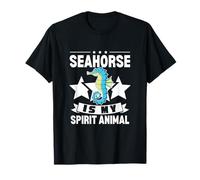 Caballito de mar es mi espíritu Animal Kawaii Dibujos Animados Divertidos caballitos de mar Camiseta