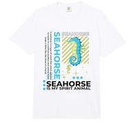 Caballito de mar es mi espíritu Animal Kawaii Dibujos Animados Divertidos caballitos de mar Comfort Colors Adult Heavyweight T-Shirt