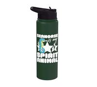 Caballito de mar es mi espíritu animal kawaii dibujos animados divertidos caballitos de mar Stainless Steel Insulated Water Bottle