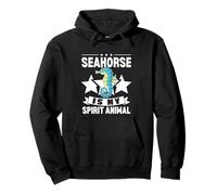 Caballito de mar es mi espíritu Animal Kawaii Dibujos Animados Divertidos caballitos de mar Sudadera con Capucha