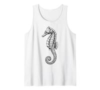 Caballito De Mar Ilustración Camiseta sin Mangas