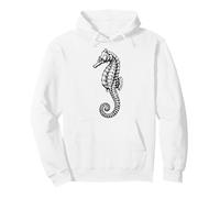 Caballito De Mar Ilustración Sudadera con Capucha