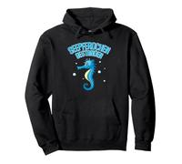 Caballito de mar Pasado Insignia Natación Niños Sudadera con Capucha