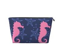 Caballito De Mar Silueta Estrella De Mar, Bolsa de artículos de tocador Bolsa de Maquillaje Bolsa de cosméticos Bolsa de artículos de tocador de Viaje portátil