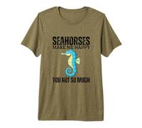 Caballitos de mar me Hacen Feliz no Tanto Divertido Caballito de mar Camiseta Premium