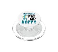 Caballitos de mar me Hacen Feliz no Tanto Divertido Caballito de mar PopSockets PopGrip para MagSafe