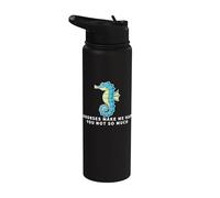 Caballitos de mar me hacen feliz no tanto divertido caballito de mar Stainless Steel Insulated Water Bottle