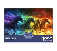 Caballo 1000 Piece Jigsaw Puzzle For Adults Family Challenge Toys Stress Relief Puzzle Exercise The Memory of The Brain For Adults Gifts 38x26cm/1000pcs