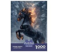Caballo 1000 Piezas Rompecabezas Creativo Actividades Familiares Jigsaw Juegos EduGatoivos para Adultos 70x50cm/1000pcs