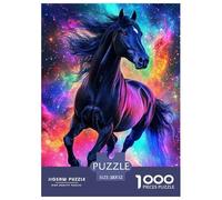 Caballo 1000 Piezas Rompecabezas Juego De Familia Creativo Maravilloso Puzzles Desafío De Color para Regalos De Viaje, Presente 52x38cm/1000pcs