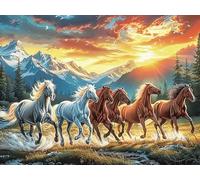 Caballo al Galope Rompecabezas 1000 Piezas Cartón para Toda La Familia Criaturas cósmicas mágicas Juego Compartir Estimulación Cognitiva Regalo Fin De Año Mejor Valorado 1000 PCS/75x50cm