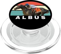 Caballo Albus, Carreras de Caballos, Santa Anita, del Mar Pura Sangre PopSockets PopGrip para MagSafe