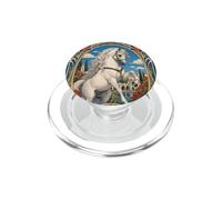 Caballo Andaluz Diseño Ecuestre Art Nouveau PopSockets PopGrip para MagSafe
