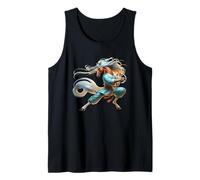 Caballo Artista Marcial En Pose Dinámico Camiseta sin Mangas