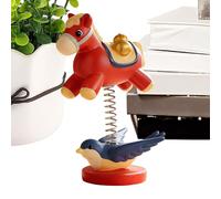 Caballo balancín de estilo vintage - Figura de colección para escritorio, decoración para caballo balancín - Para familia, amigos, estudiantes, adultos, hombres, mujeres, casa, interior, oficina