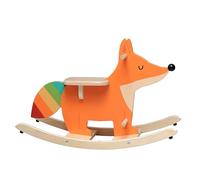 Caballo Balancín Zorro de Madera Andy Westface Negro Niños desde 12 Meses