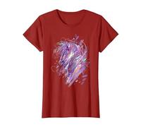 Caballo Camiseta Niñas Mujer Regalo Ecuestre Caballos Camiseta, Mujer, Arándano, XXL