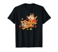 Caballo Chino Cocker Spaniel Niños Hombres Mujeres Feliz Año Nuevo Camiseta