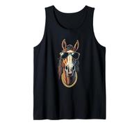 Caballo Con Gafas De Sol, Cool Funny Rebel Boss Hip Camiseta sin Mangas