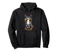 Caballo Con Gafas De Sol, Cool Funny Rebel Boss Hip Sudadera con Capucha