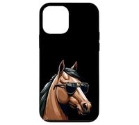 Caballo con gafas de sol - Funny Equestrian Cowboy Cowgirl Farm Carcasa para iPhone 12 mini