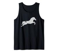 Caballo Corazón Regalo Equitacion Hípica Ecuestre Mujer Niña Camiseta sin Mangas