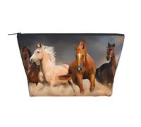 Caballo Corriendo, Bolsa de artículos de tocador Bolsa de Maquillaje Bolsa de cosméticos Bolsa de artículos de tocador de Viaje portátil
