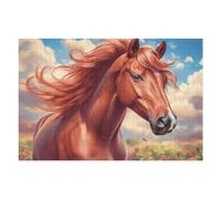 Caballo Corriendo Puzzle 1000 Piezas 3D Creativo Bestias fantásticas Rompecabezas para Hombres Y Mujeres Decoración Hogar Moderno Construir Maquetas 1000 PCS
