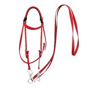 Caballo de brida de caballo, cuerda duradera ajustable, headstall premium | EMBAR DE GUÍA DE SEGURIDAD Accesorio para viraciones de cuerda para entrenamiento estable Ranch Equine Horsebac