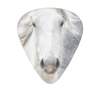 Caballo de Camarga,12 púas de guitarra, 3 grosores diferentes para guitarra acústica, bajo y ukelele