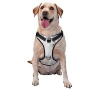 Caballo de Camarga,Arnés para Mascotas, arnés Reflectante Ajustable para Perros,M