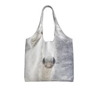 Caballo de Camarga,Bolsas de mano reutilizables, bolsas de supermercado, bolso de hombro de lona de gran capacidad
