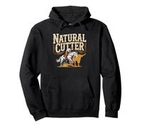 Caballo De Cutting Quarter Horse Trabajar El Ganado Monta Sudadera con Capucha