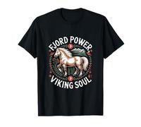 Caballo de fiordo Noruego Alma vikinga del Poder del fiordo Camiseta