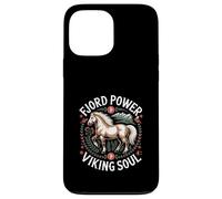 Caballo de fiordo Noruego Alma vikinga del Poder del fiordo Carcasa para iPhone 13 Pro MAX