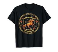 Caballo de Fuego del Zodiaco Chino 2026 - Leyenda Desde 1966 60 Nacimiento Camiseta