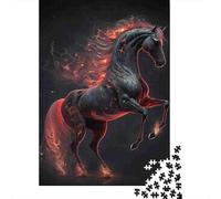 Caballo de Fuego mítico 1000 Piezas Cartón Grueso Rompecabezas De Bricolaje Amantes De La Familia Divertido Y Desafiante Juego De Familia 70x50cm/1000pcs