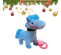 Caballo De Juguete para Caminar | Educativo con Cuerda de Guía - Caballo de Peluche Eléctrico Que Camina y Canta - para Niños Preescolares Adolescentes Mayores de 3 Años Dormitorio Viaje Apartamento