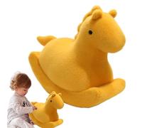 Caballo de lujo, animal de peluche a caballo | Juguete balancín de 15,7 pulgadas, compañero suave para dormir, bonito adorno de escritorio para animales para el sofá cama para el hogar
