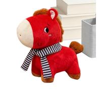 Caballo de peluche de peluche - 2026 Linda Muñeca De Peluche De Año Nuevo,Animal De Peluche De Año Nuevo Chino De Un Caballo - Para Colegas Adultos Casa Oficina Coche Sala de estar