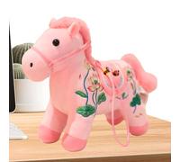 Caballo De Peluche, Decoración De Año Nuevo De Muñeca Suave China 2026 | Muñeco De Peluche Con Colgante Del Año Del Caballo, Para El Festival De Primavera, Vacaciones, Hogar, Oficina, Mesa, Sala De Es