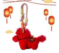 Caballo de Peluche | Figurita De Muñeca Coleccionable Suave Y Colgante,con Cordón y Llavero de Peluche para Colgar | Para Adultos Mujeres Hombres Bolso Mochila Cumpleaños Navidad Año Nuevo 2026 Regalo