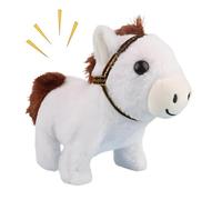 Caballo de peluche,Juguetes Eléctricos Consolador - Juguetes Acompañantes | Para Niños Dormitorio Sala Estudio Sofá Coche Cama Tiempo de juego Dormir Habitación Niños Viajar Cumpleaños Vacaciones