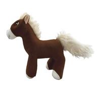 Caballo De Peluche, Lindo Poni De Dibujos Animados Realista Peluche For Sofá Regalo De Cumpleaños(Brown,25cm/9.8in)